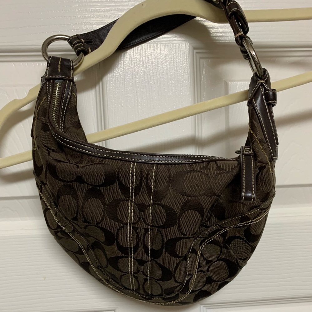 Coach Shoulder Bag, Brown